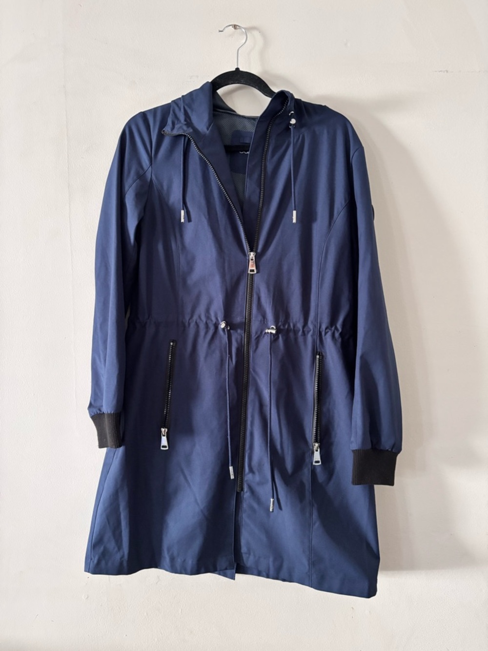 Calvin Klein Women’s Navy Hooded Anorak Coat